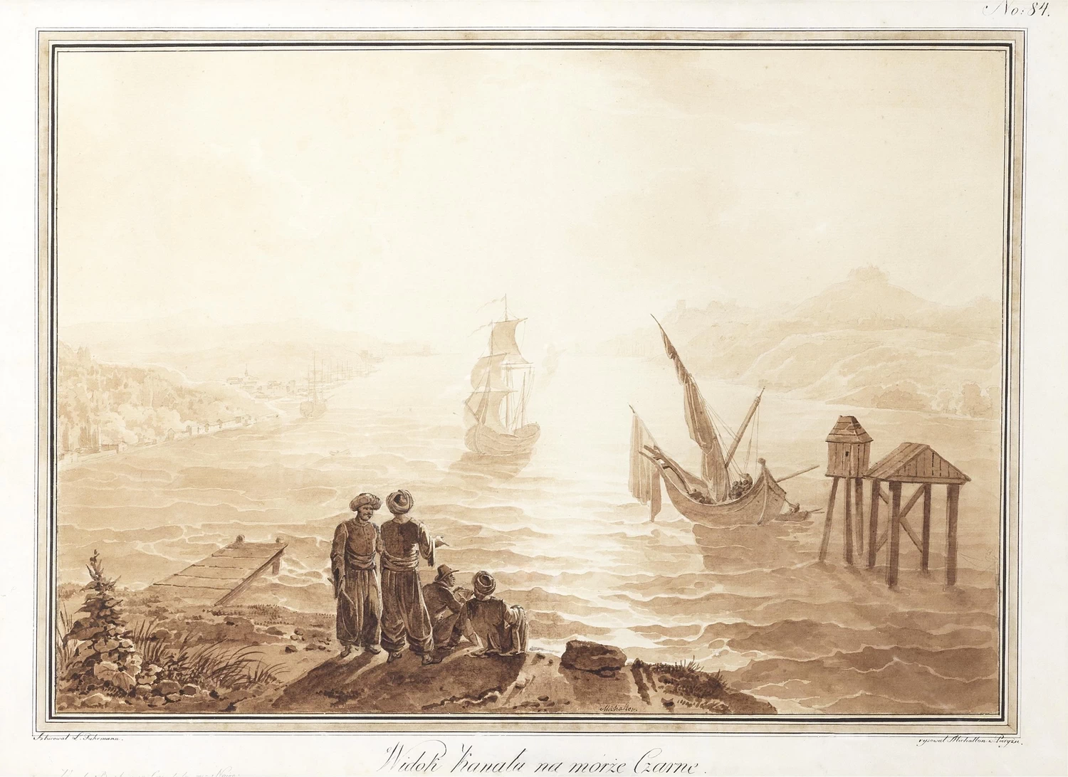 Vista sul Bosforo che guarda verso il Mar Nero